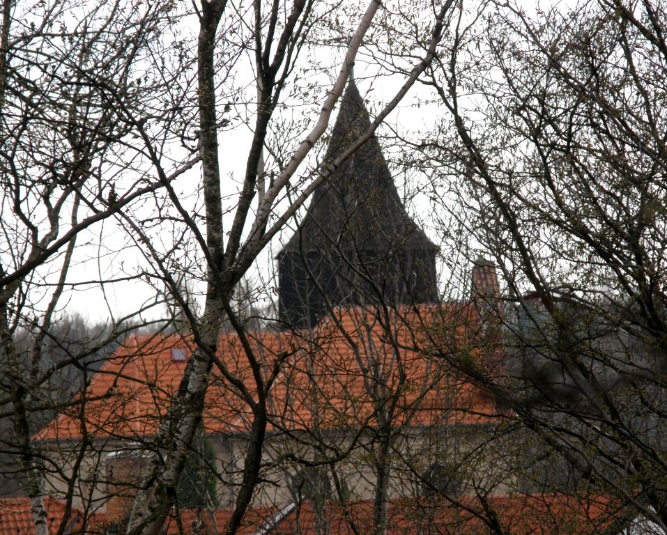 ic z hradeb Chlístkovický kostel