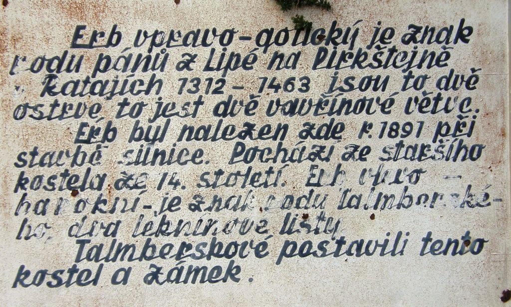 Rataje_kostel_text k erbu.JPG